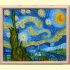 Reprodukcja obrazu Gwieździsta noc Vincenta van Gogha.